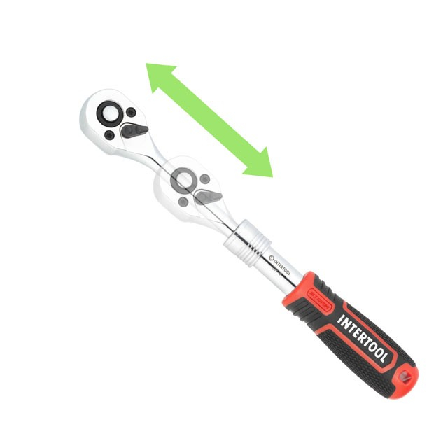 Рукоятка с храповым механизмом INTERTOOL ET-8004