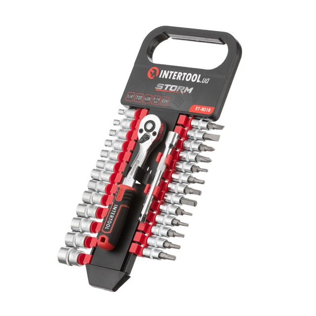Набор торцевых головок INTERTOOL ET-8018