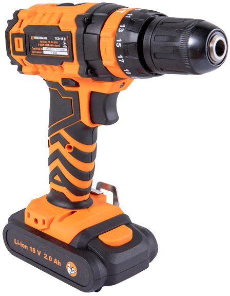 Шуруповёрт Tekhmann TCD-18 Li 2.0